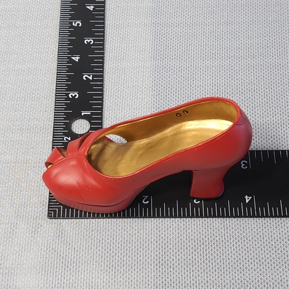 Just the Right Shoe By Raine Ravishing Red Mini Ceramic Red‎ Shoe Figurine - Picture 8 of 13